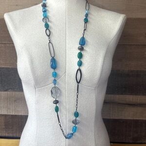 Meridian Long Necklace multicolor by Lia Sophia